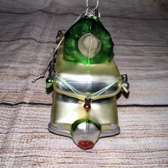 Camper with Christmas Tree on Top Figurine Ornament 4 .5 inches Vacation Holiday - Picture 5 of 8